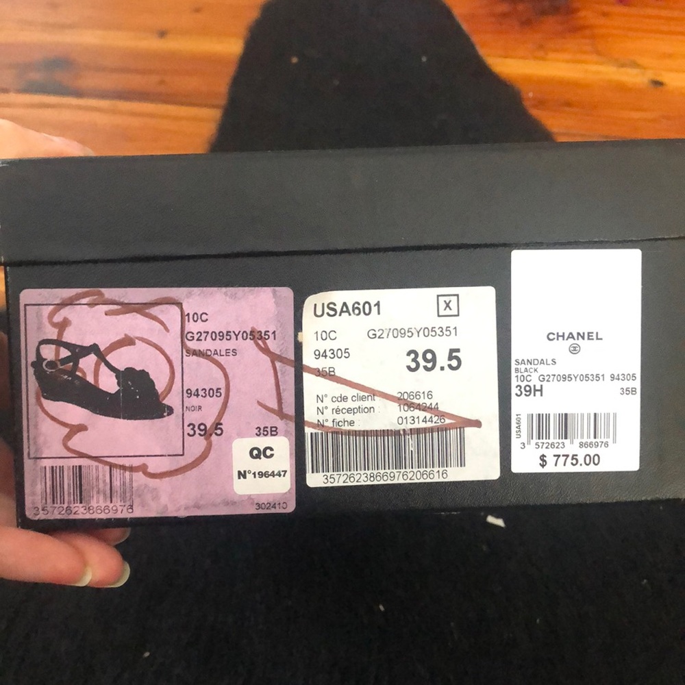 Chanel Sandals! Maybe worn once! - Picture 2 of 5